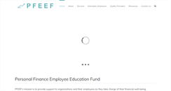 Desktop Screenshot of pfeef.org